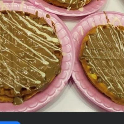 2 Nutella Chocolate Waffles