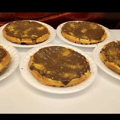 6 pcs Chocolate Nutella Waffle Deal
