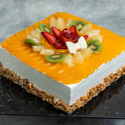 Fruits & Cream Cake 20×20cm