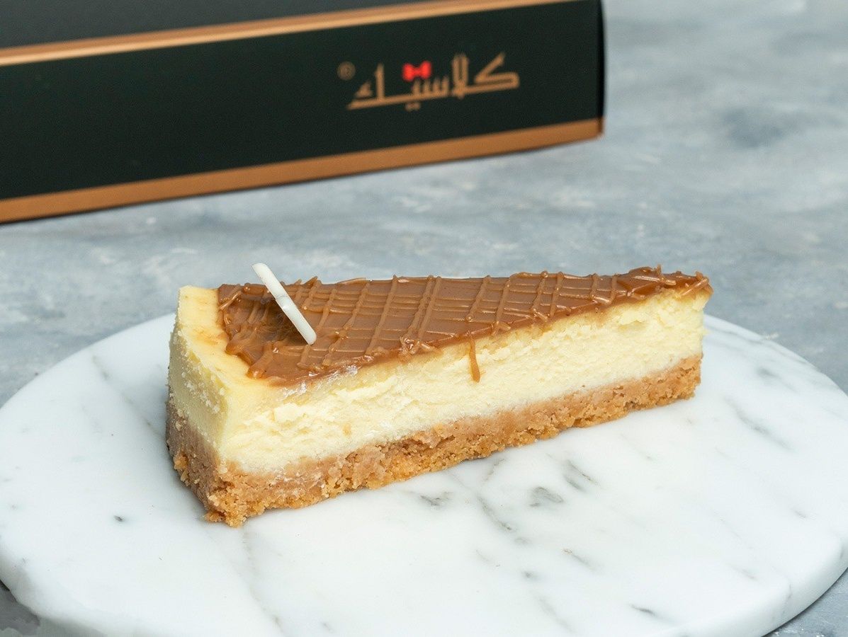 Lotus Spread Cheesecake Slice