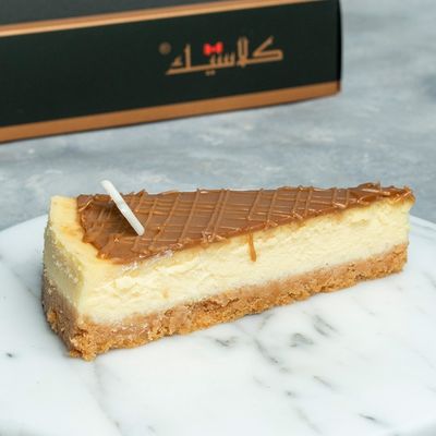 Lotus Spread Cheesecake Slice