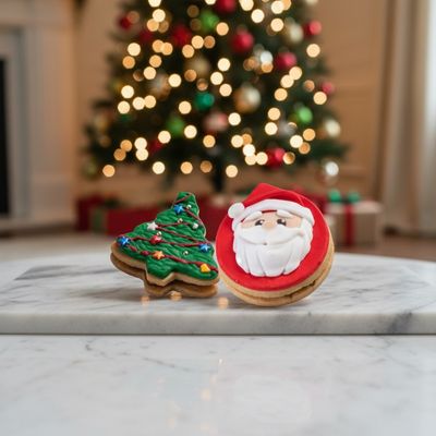 Christmas Nutella Filled Cookies 2 Pieces