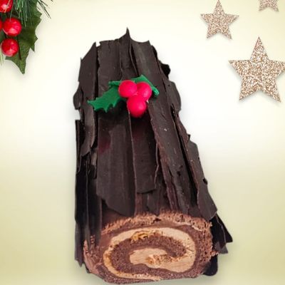 Buche De Noel Chocolate Cake