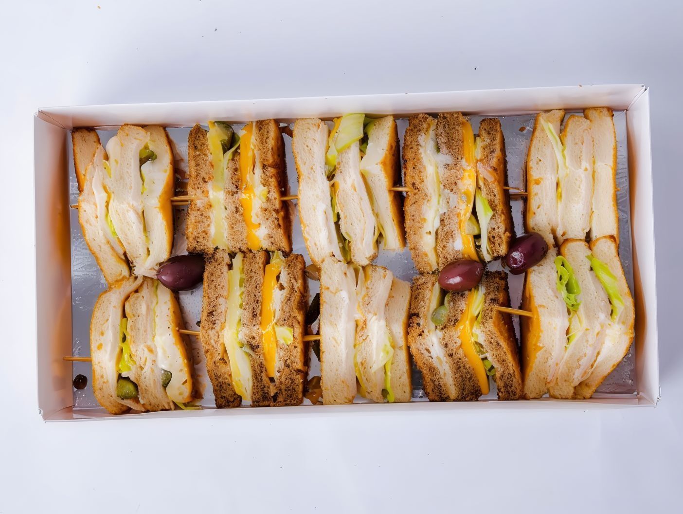 Mini Club Sandwiches Box