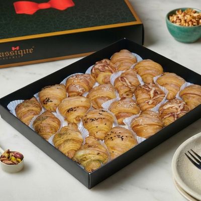 Mini savory croissant box