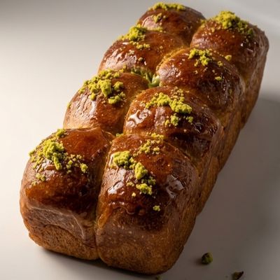 Pistachio brioche