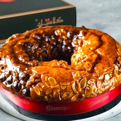 Jam And With Nuts Round Cake
