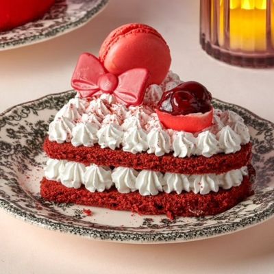 Red Velvet Heart Cake