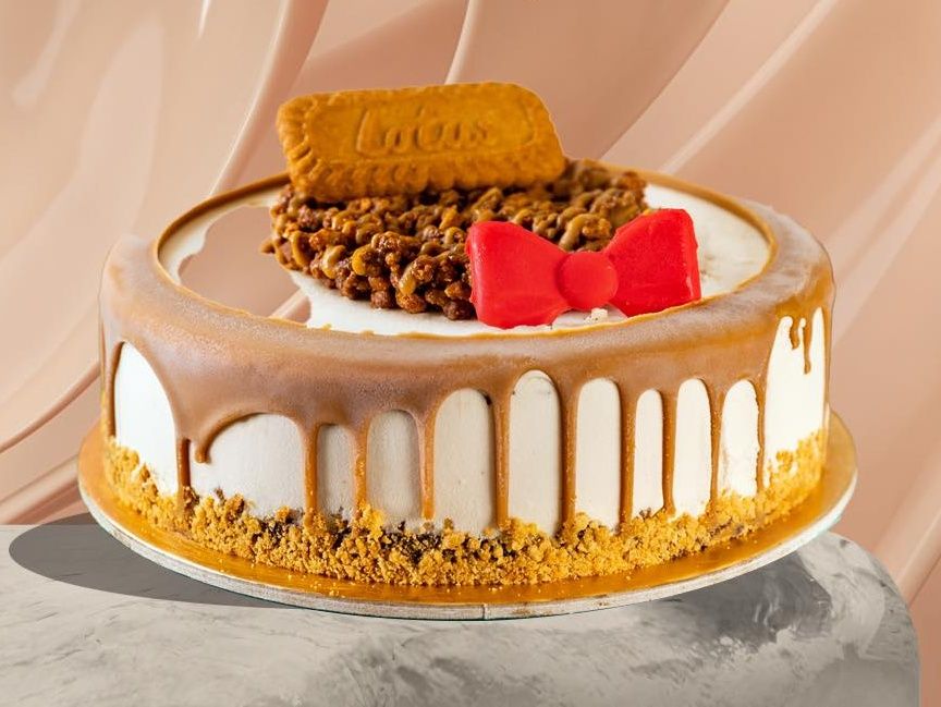 Lotus Ice Cream Cake 18Cm