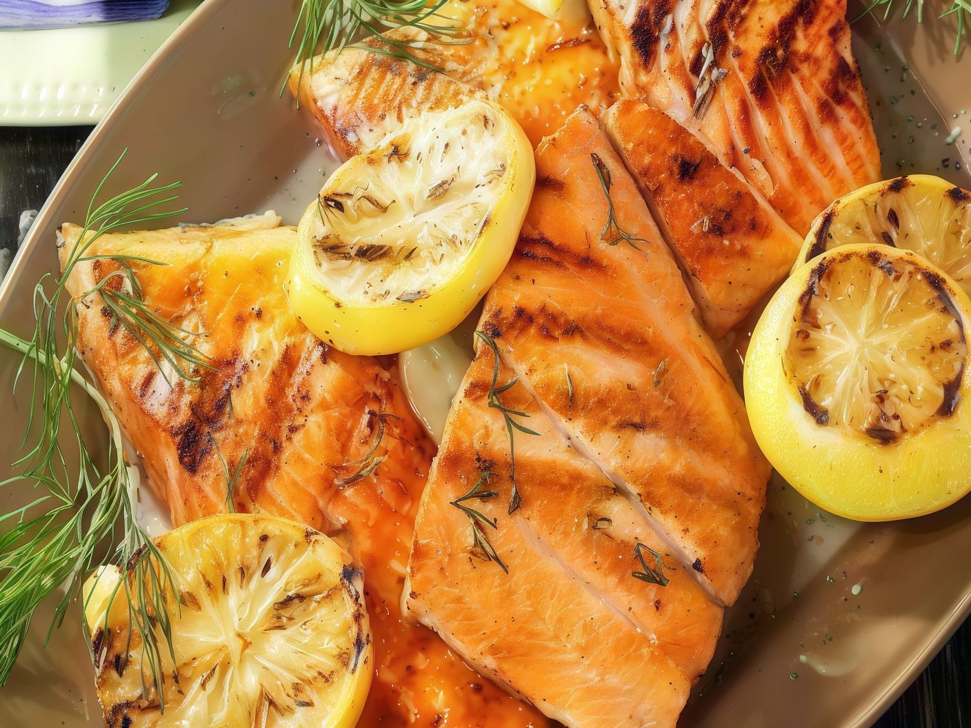 5 Pieces Of Grilled Fish Fillet Meal