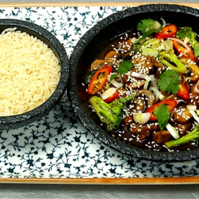 Asian Ginger Beef Platter