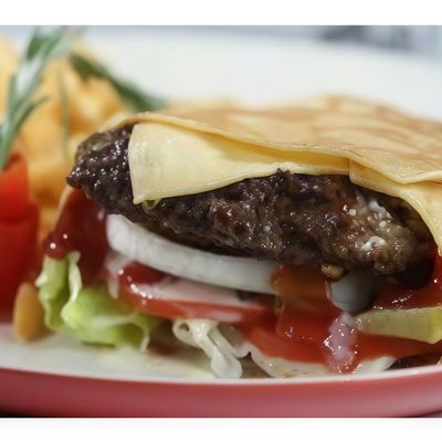 Beef Burger Crepe