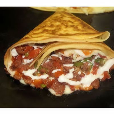 Sausage crepe