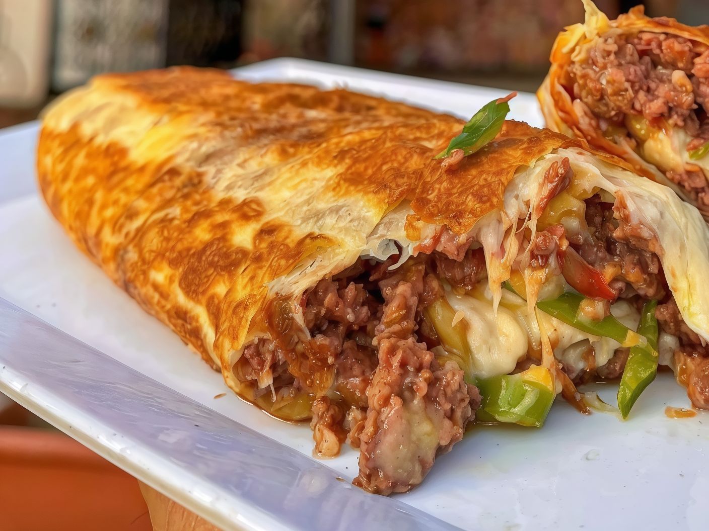 Hot Dog Crepe With Zinger Chicken