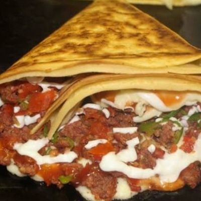 Sausage With Kiri Crepe