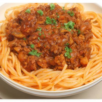 Spaghetti with meat