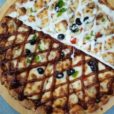 Chicken Ranch And BBQ Pizza