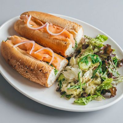 Smoked Salmon Sandwich