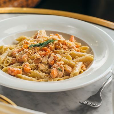 Salmon Penne Pasta