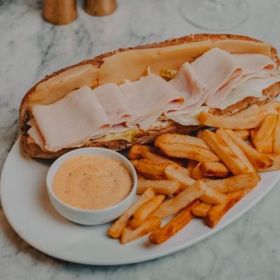 Turkey And Cheese Sandwich