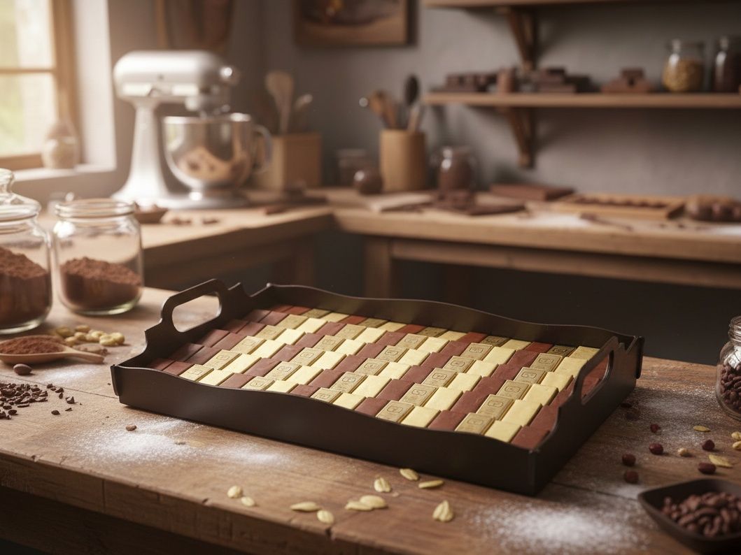 Wooden Tray With Handles