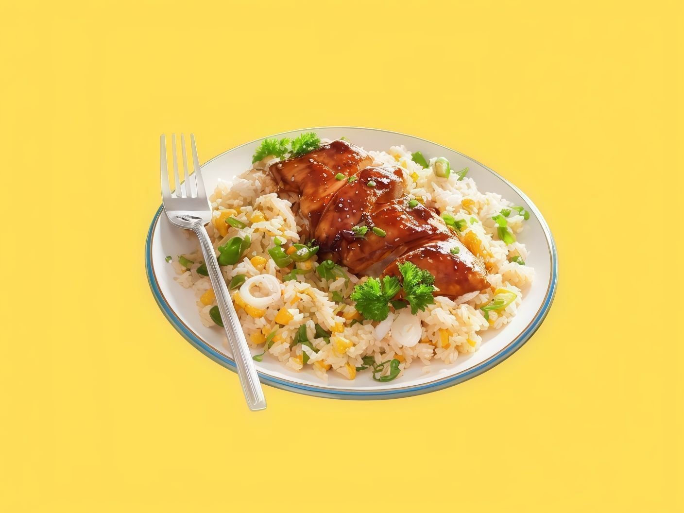 BBQ Rice N Chicken