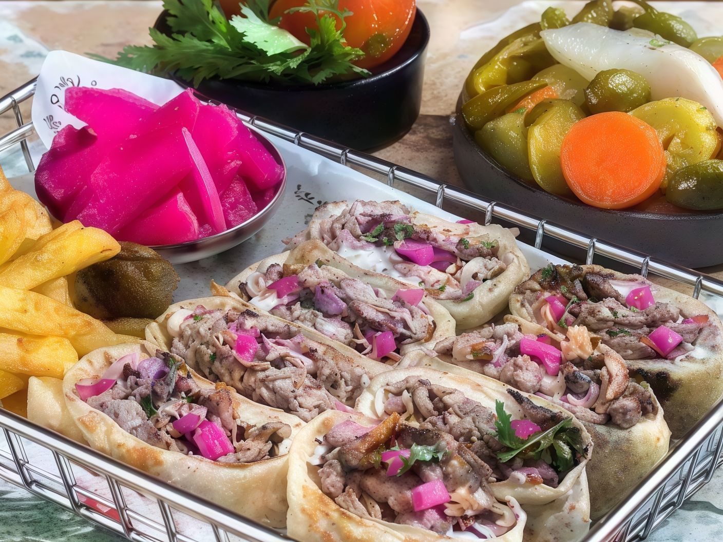 Meat Shawarma Saj