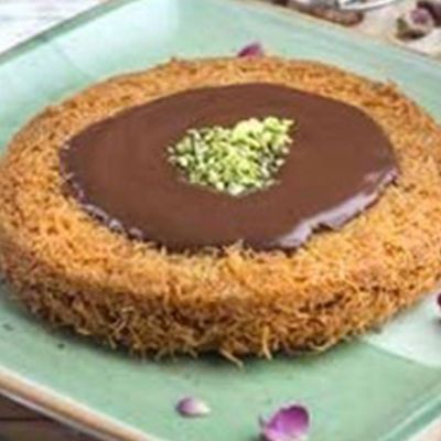 كنافة نابلسية مع نوتيلا