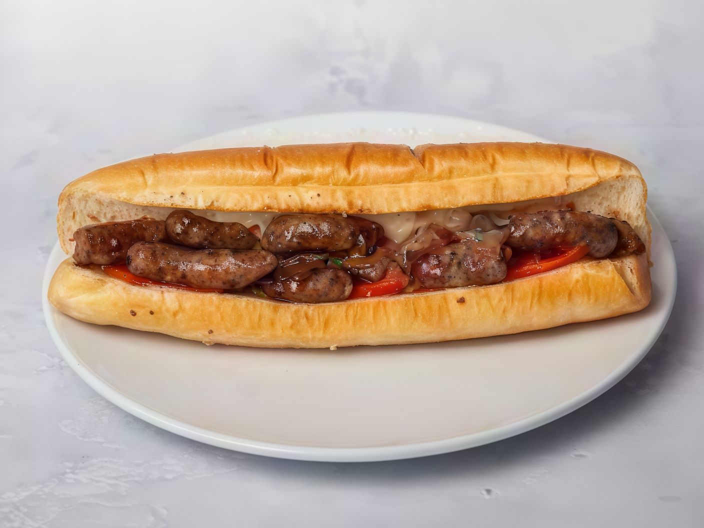 Sausage sandwich