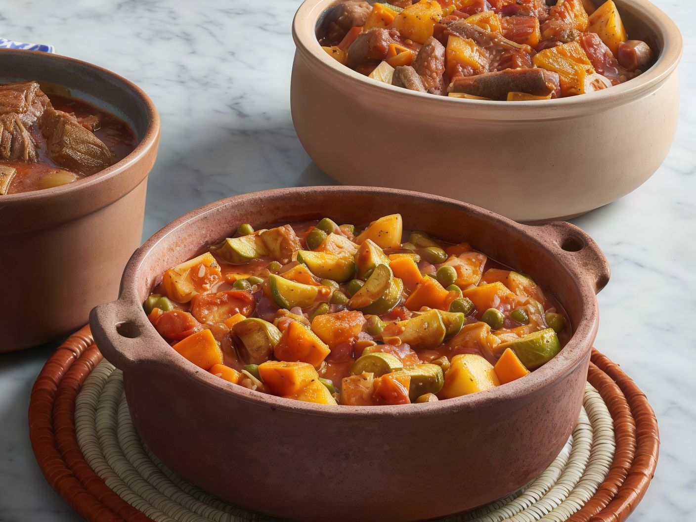 Mix Vegetables With Meat Casserole