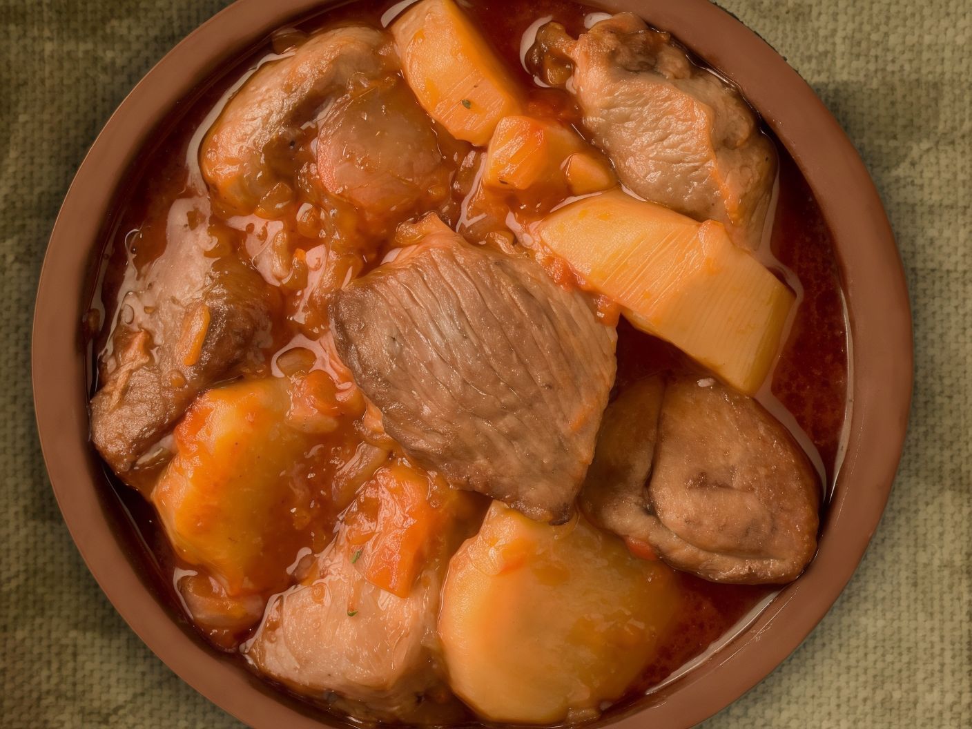 Potatoes With Meat Casserole