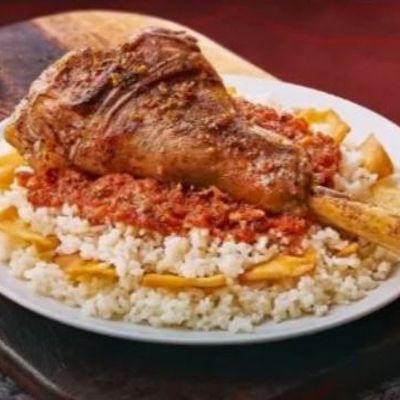 Charcoal Grilled Shank Fatteh