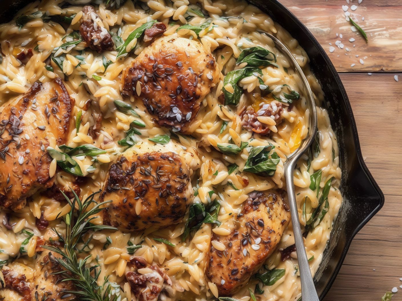 Orzo With Meat Casserole