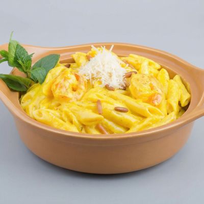 Cheesy Pasta Burger