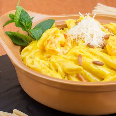Cheesy Pasta Mix Grill