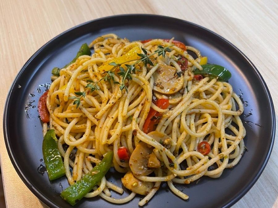 Aglio e Olio Mushroom Pasta