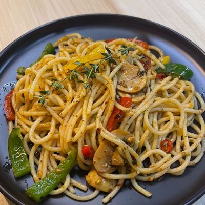 Aglio e Olio Mushroom Pasta