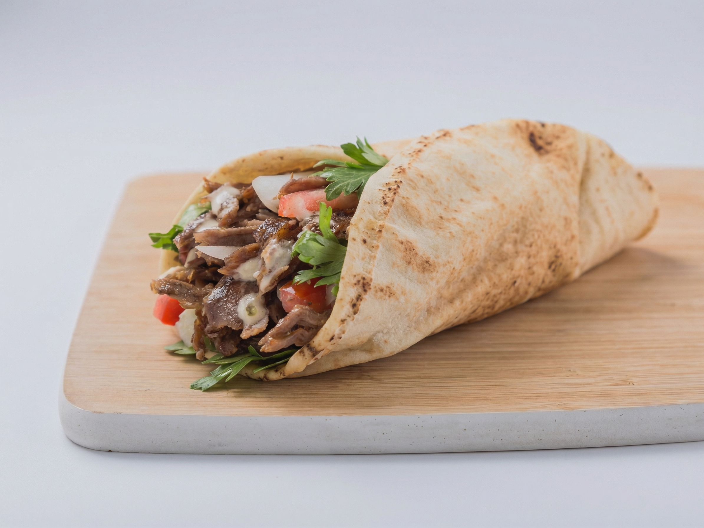Syrian Meat Shawerma Sandwich