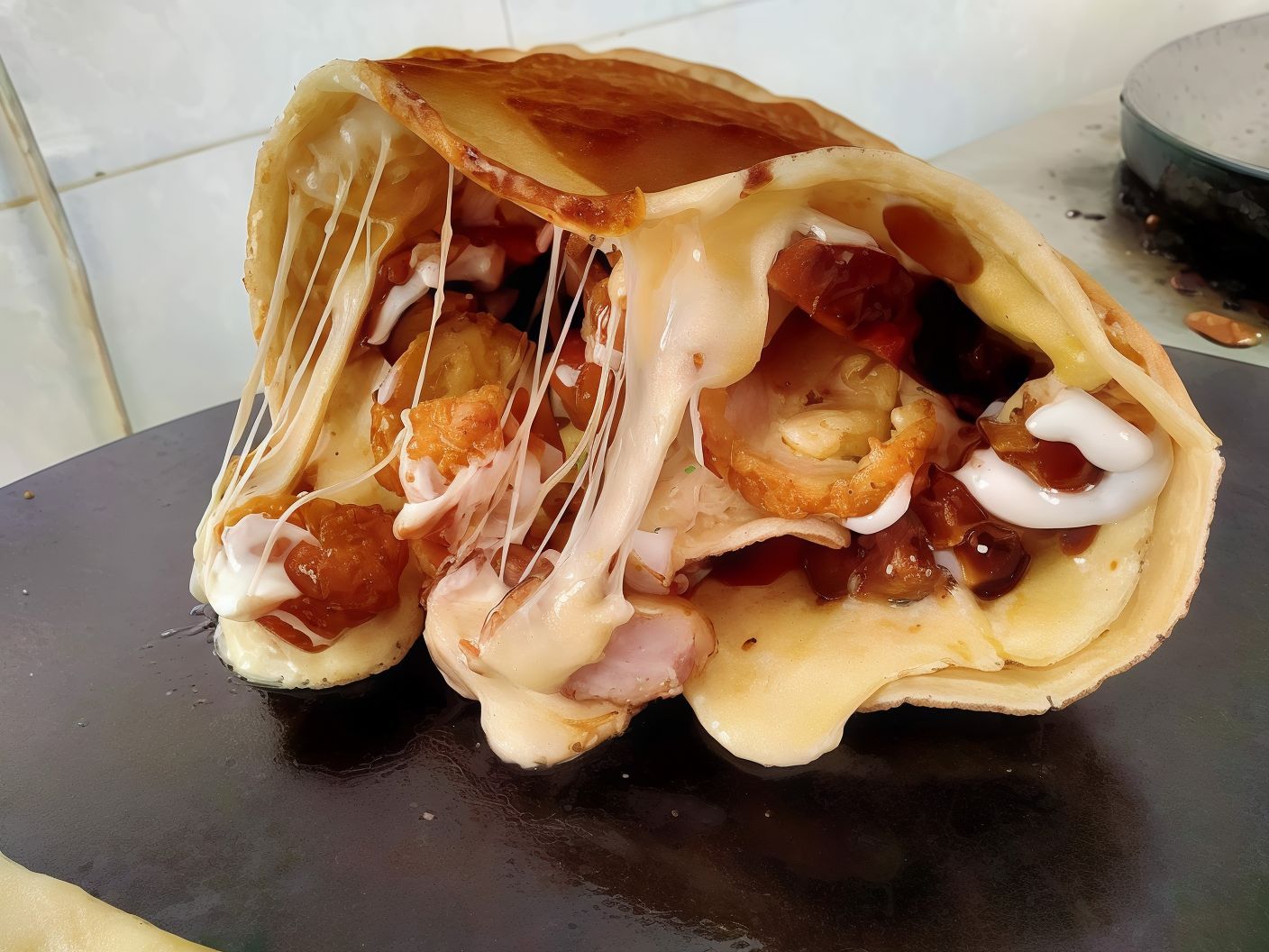 Chicken Cocktail Crepe 1