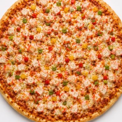 Crab Sticks Pizza