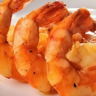 Medium Grilled Shrimp With Peel