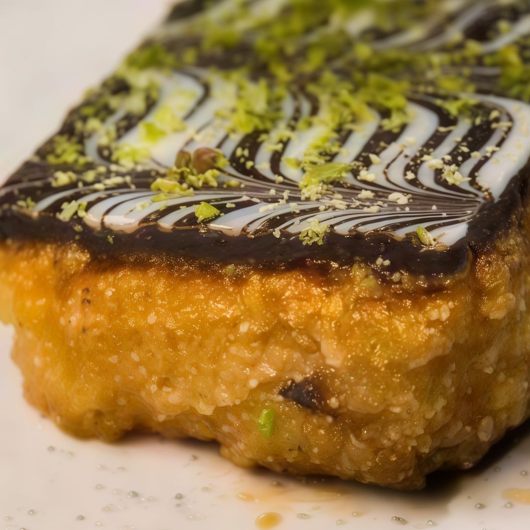 Basbousa With Nutella