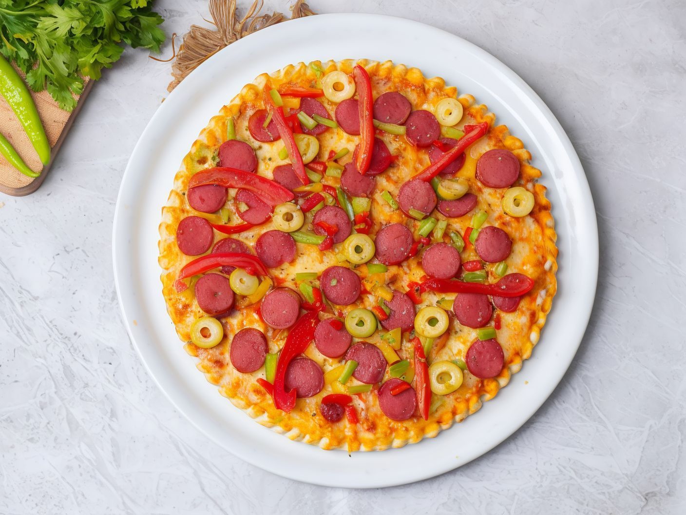 Sausage Pizza