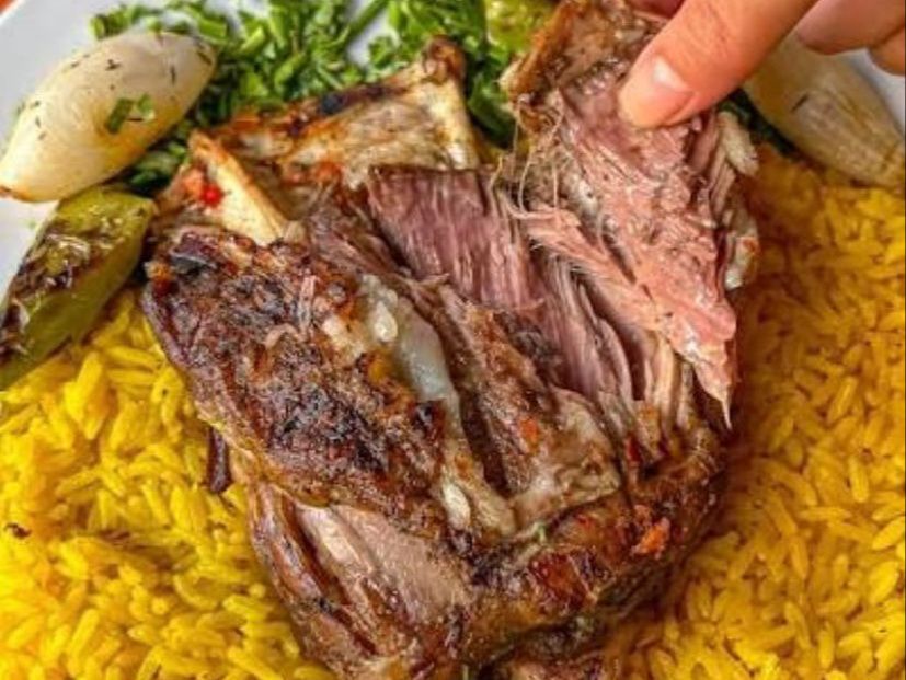 Lamb Mandi Shank Dish