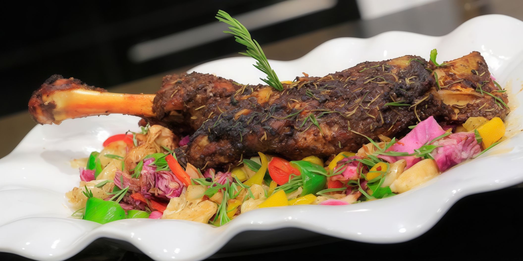 Mutton Rib with Fatteh