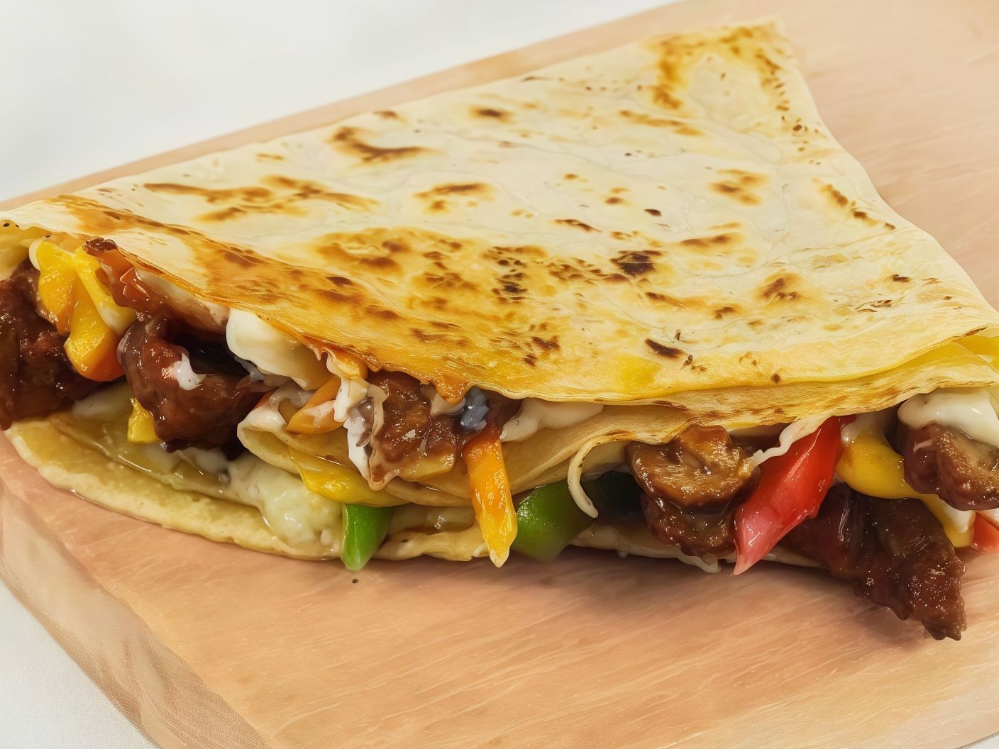 Meat Cocktail Crepe