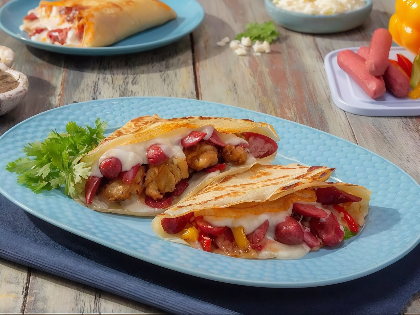 Mix Meat Crepe