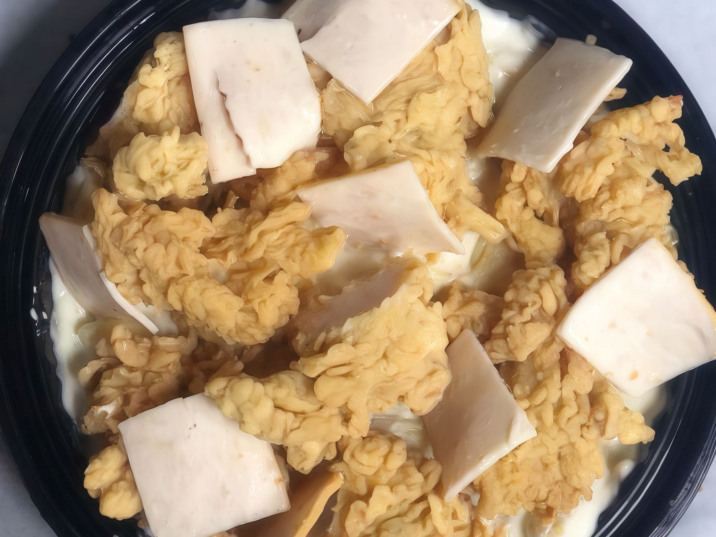Pasta strips ranch dish