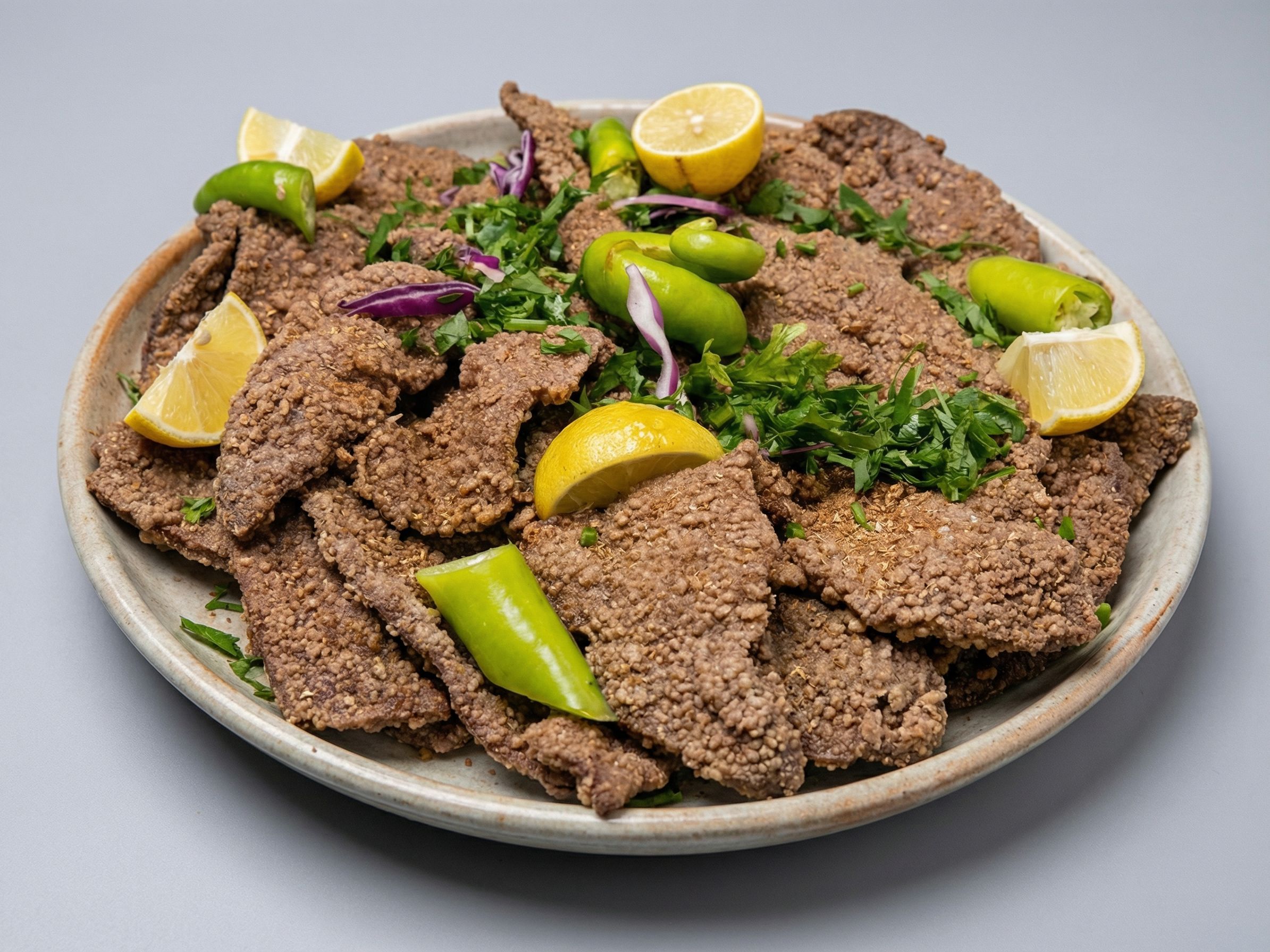 1/8 kg Liver + Salad + Bread
