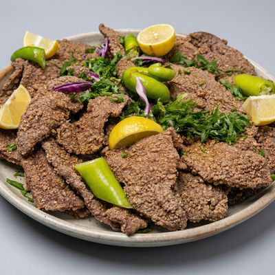 1/4 kg Liver + Salad + Bread
